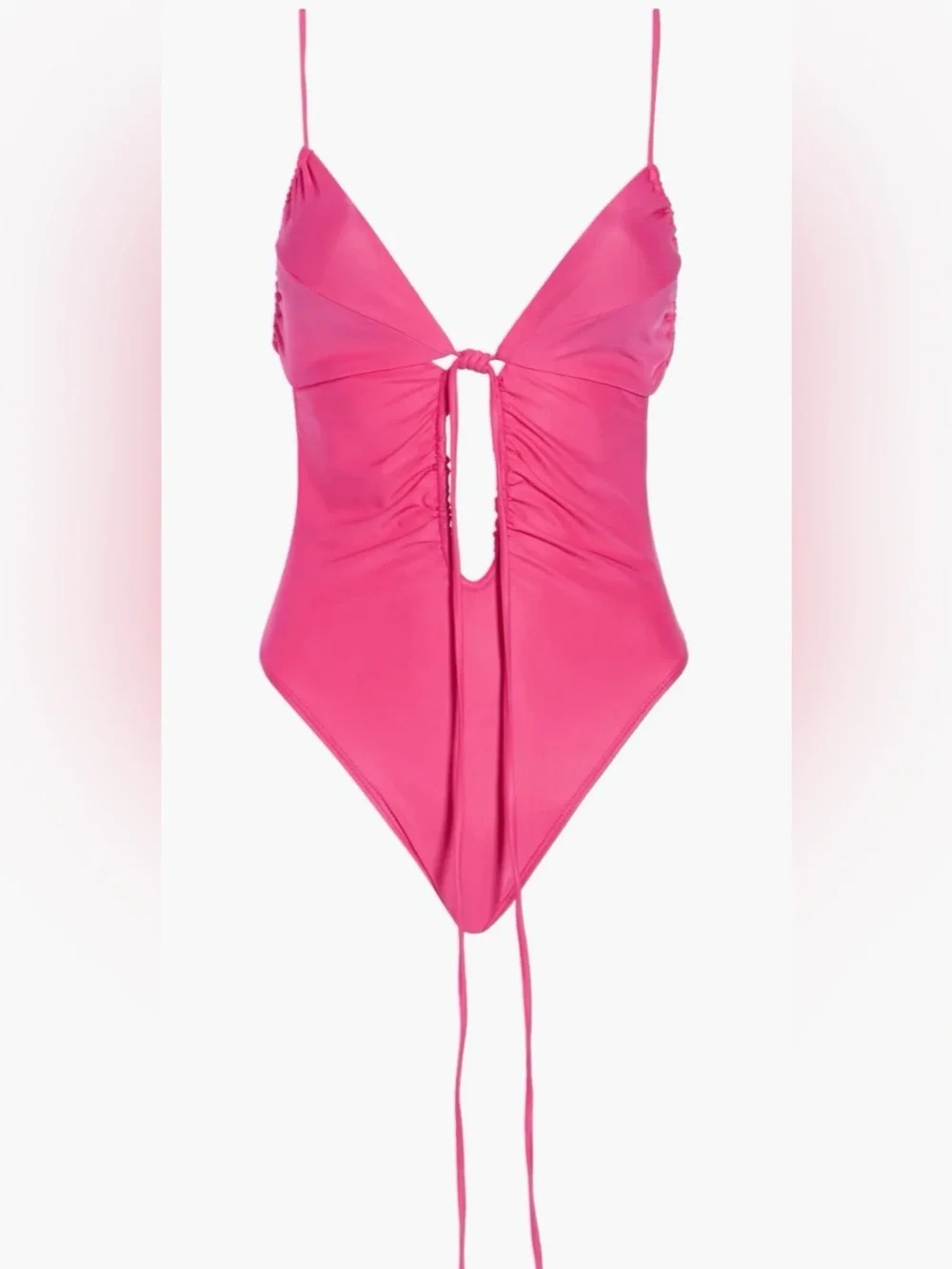 NWT ViX Paula Hermanny Mag One-Piece Swimsuit in Pink - Picture 3 of 4